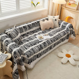 Couch Cover for Most Shape Sofas, Waffle Lattice Sofa Cover Throw, Washable Furniture Covers for Pets - Ornate Home