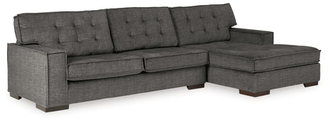 Coulee Point Charcoal 2-Piece Sectional with Chaise - Ornate Home