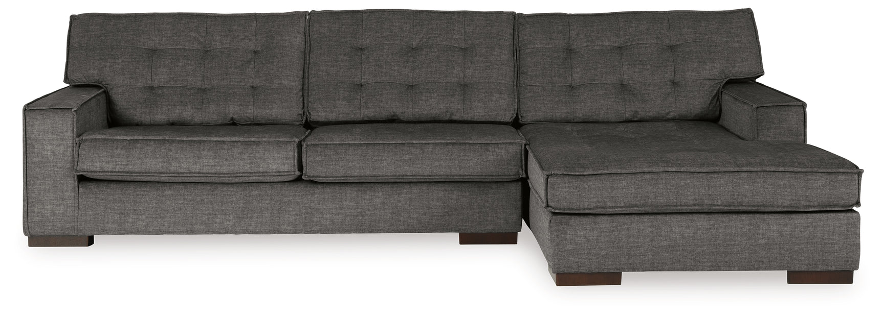 Coulee Point Charcoal 2-Piece Sectional with Chaise - Ornate Home