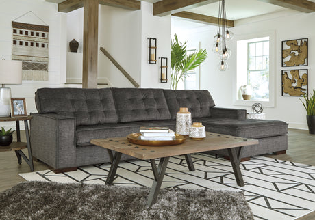 Coulee Point Charcoal 2-Piece Sectional with Chaise - Ornate Home