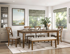 Counsil Cherry Dining Bench - Ornate Home