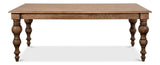 Country Estate Tan Oak Dining Table - Ornate Home