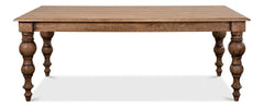 Country Estate Tan Oak Dining Table - Ornate Home