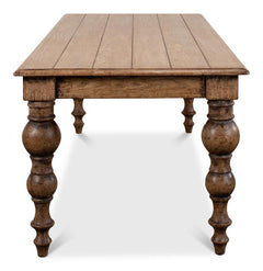 Country Estate Tan Oak Dining Table - Ornate Home