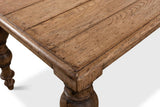 Country Estate Tan Oak Dining Table - Ornate Home