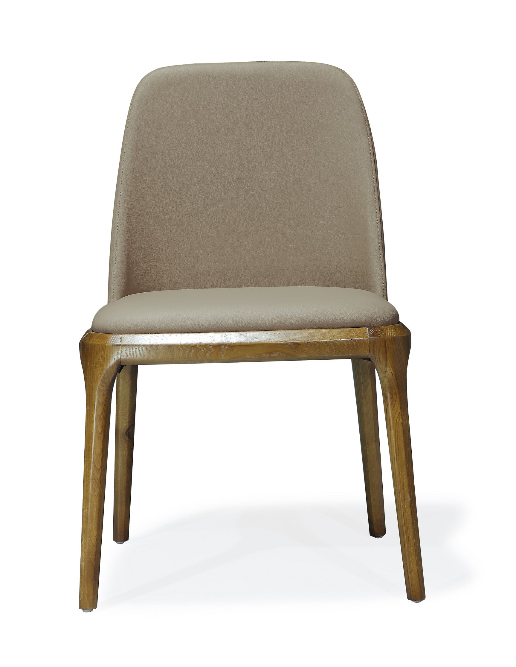 Courding Dining Chair in Tan and Walnut - Ornate Home