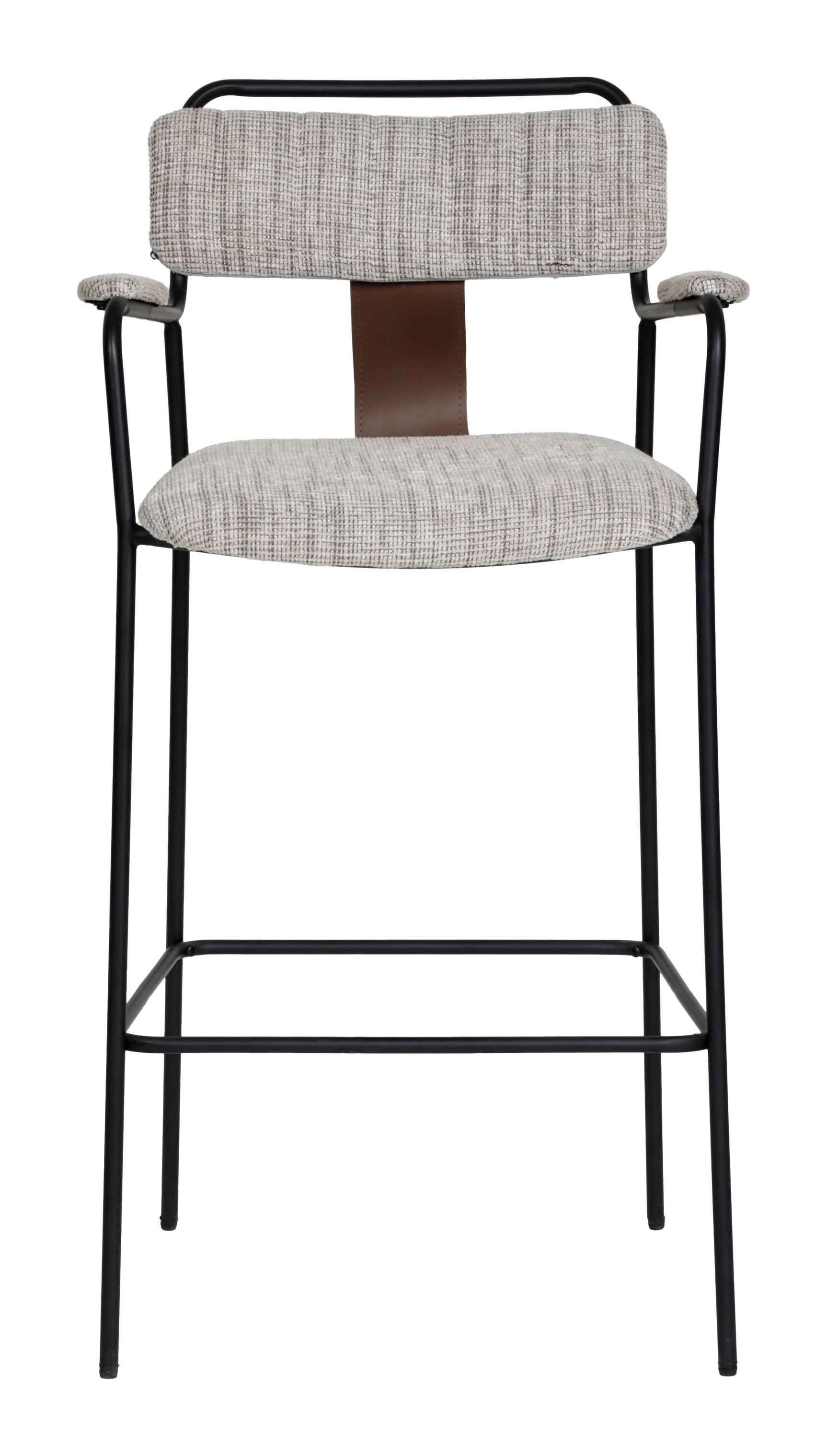 Couva Gray Tweed Barstool (Set of 2) - Ornate Home