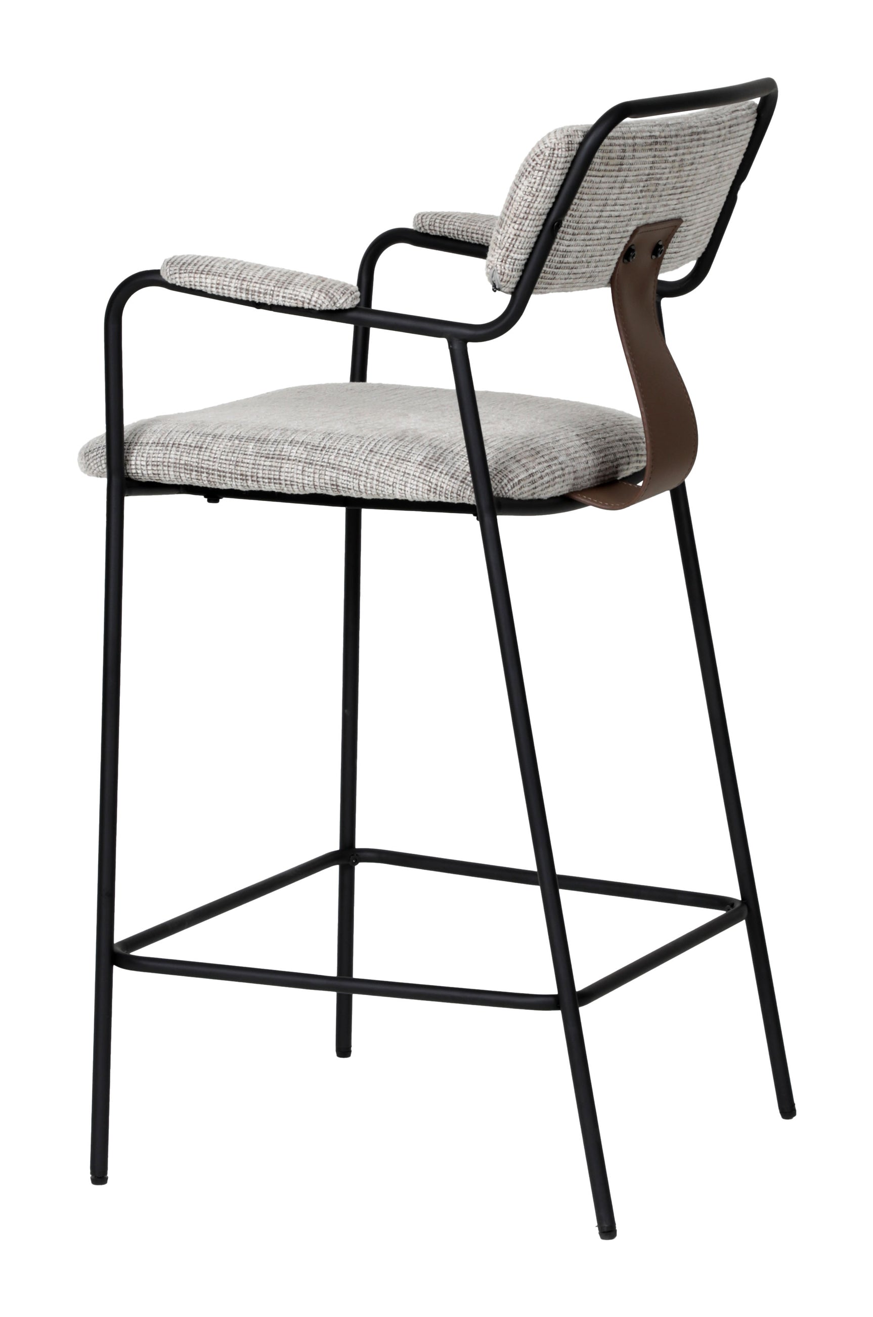 Couva Gray Tweed Counter Stool (Set of 2) - Ornate Home
