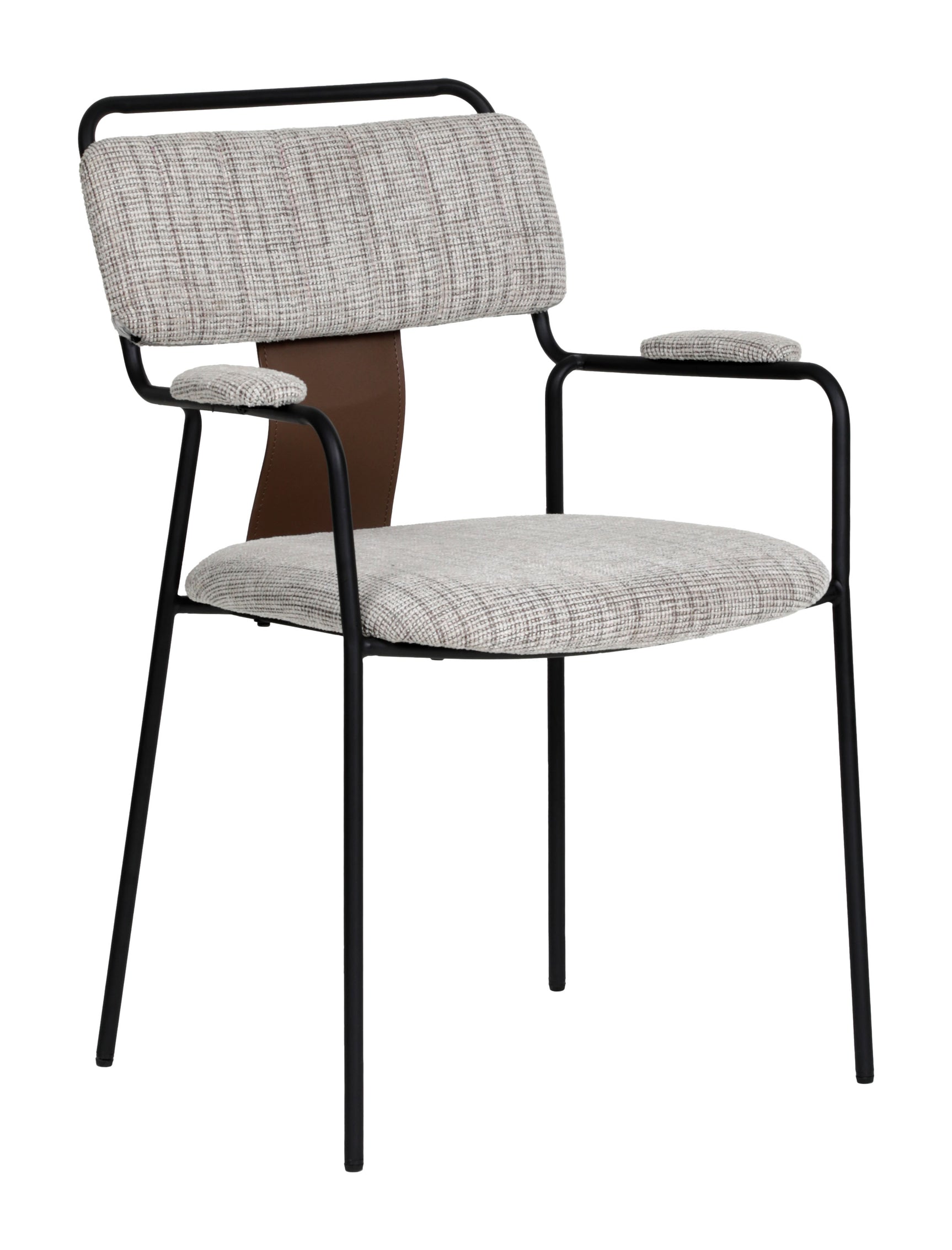 Couva Gray Tweed Dining Chair (Set of 2) - Ornate Home
