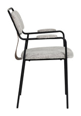 Couva Gray Tweed Dining Chair (Set of 2) - Ornate Home