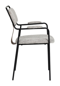 Couva Gray Tweed Dining Chair (Set of 2) - Ornate Home