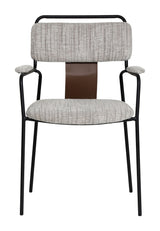 Couva Gray Tweed Dining Chair (Set of 2) - Ornate Home