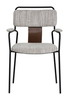 Couva Gray Tweed Dining Chair (Set of 2) - Ornate Home