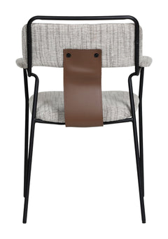 Couva Gray Tweed Dining Chair (Set of 2) - Ornate Home