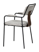 Couva Gray Tweed Dining Chair (Set of 2) - Ornate Home