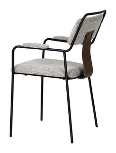 Couva Gray Tweed Dining Chair (Set of 2) - Ornate Home