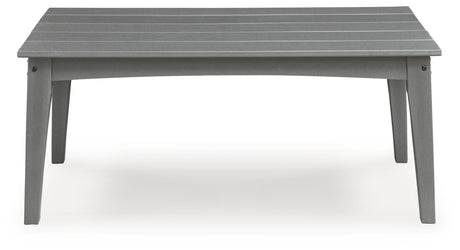 Cove Beach Gray Rectangular Cocktail Table - Ornate Home