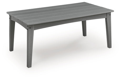 Cove Beach Gray Rectangular Cocktail Table - Ornate Home