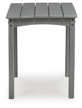 Cove Beach Gray Square End Table - Ornate Home