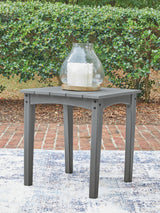 Cove Beach Gray Square End Table - Ornate Home