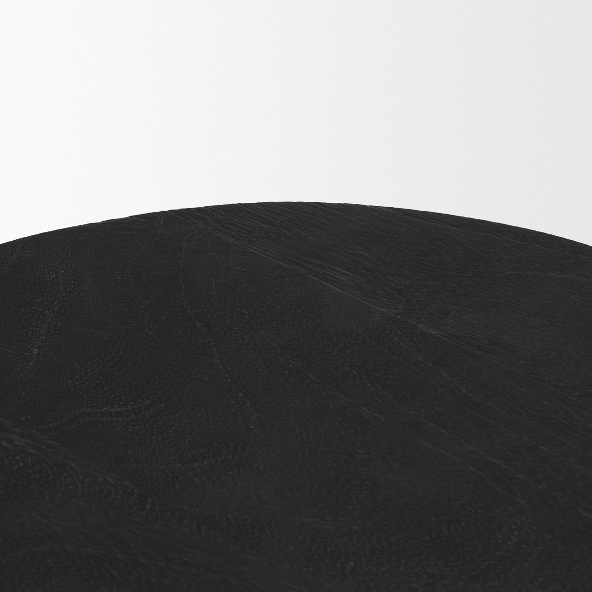 Cove Dark Brown Sculptural Open Side Table
