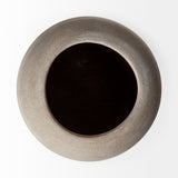 Cove Gray/Brown Ceramic Vase