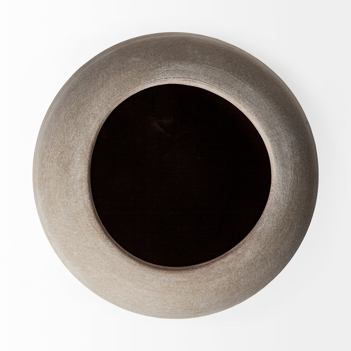 Cove Gray/Brown Ceramic Vase