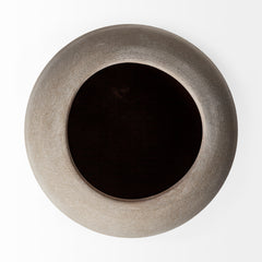 Cove Gray/Brown Ceramic Vase - Ornate Home