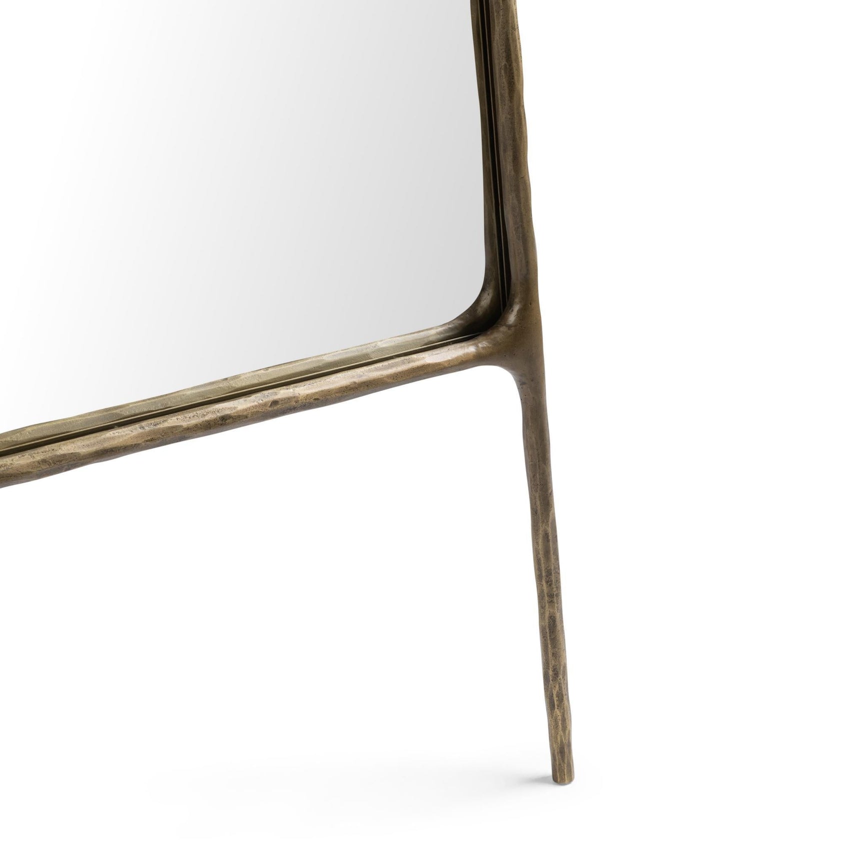 Cove Molten Brass Mirror - Ornate Home