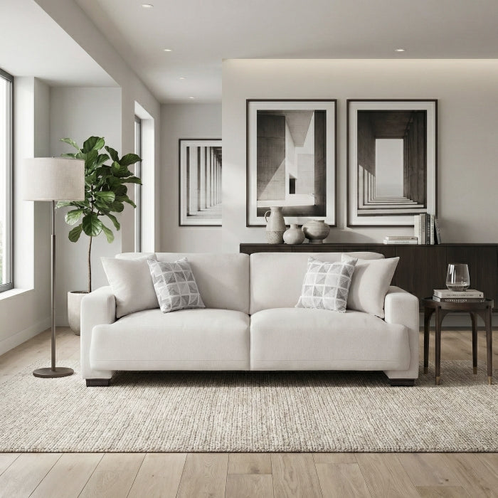Cove White Sofa - Ornate Home
