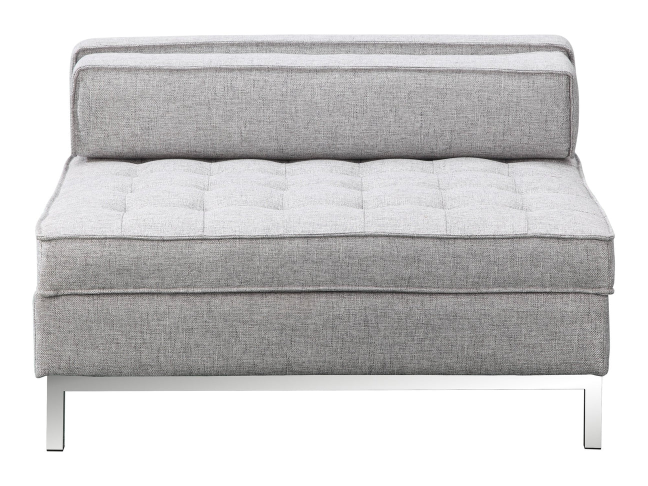 Covella Grey Ottoman Storage - Ornate Home