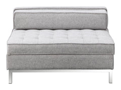Covella Grey Ottoman Storage - Ornate Home