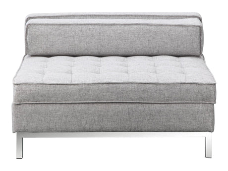 Covella Grey Ottoman Storage - Ornate Home