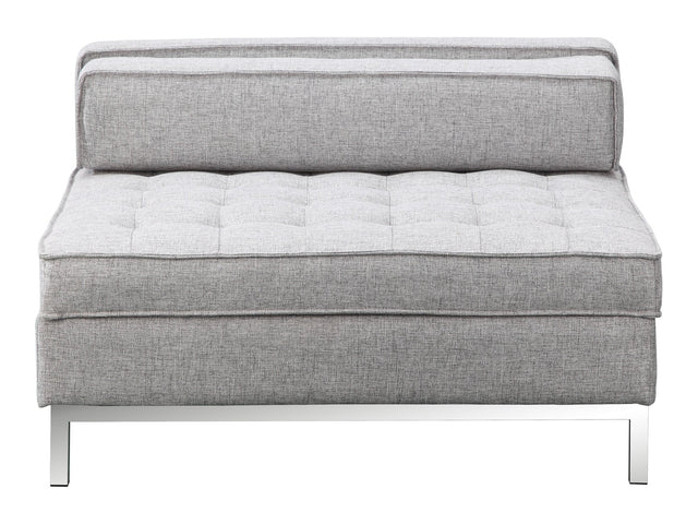 Covella Grey Ottoman Storage - Ornate Home