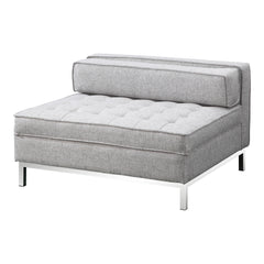Covella Grey Ottoman Storage - Ornate Home