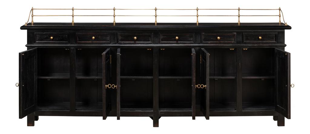Covent Gardens Black Sideboard - Ornate Home