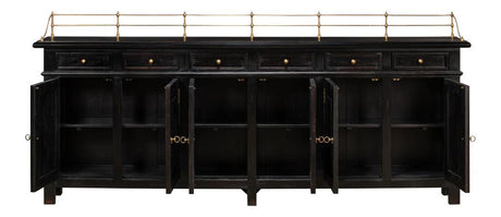 Covent Gardens Black Sideboard - Ornate Home