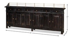 Covent Gardens Black Sideboard - Ornate Home