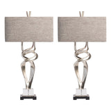 Coventry Silver Table Lamp (Set of 2) - Ornate Home