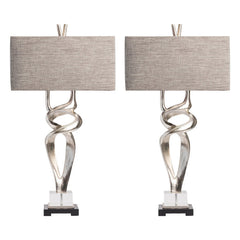Coventry Silver Table Lamp (Set of 2) - Ornate Home