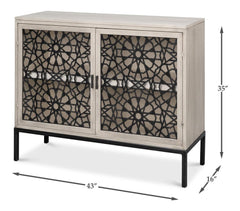 Covet White Door Chest - Ornate Home