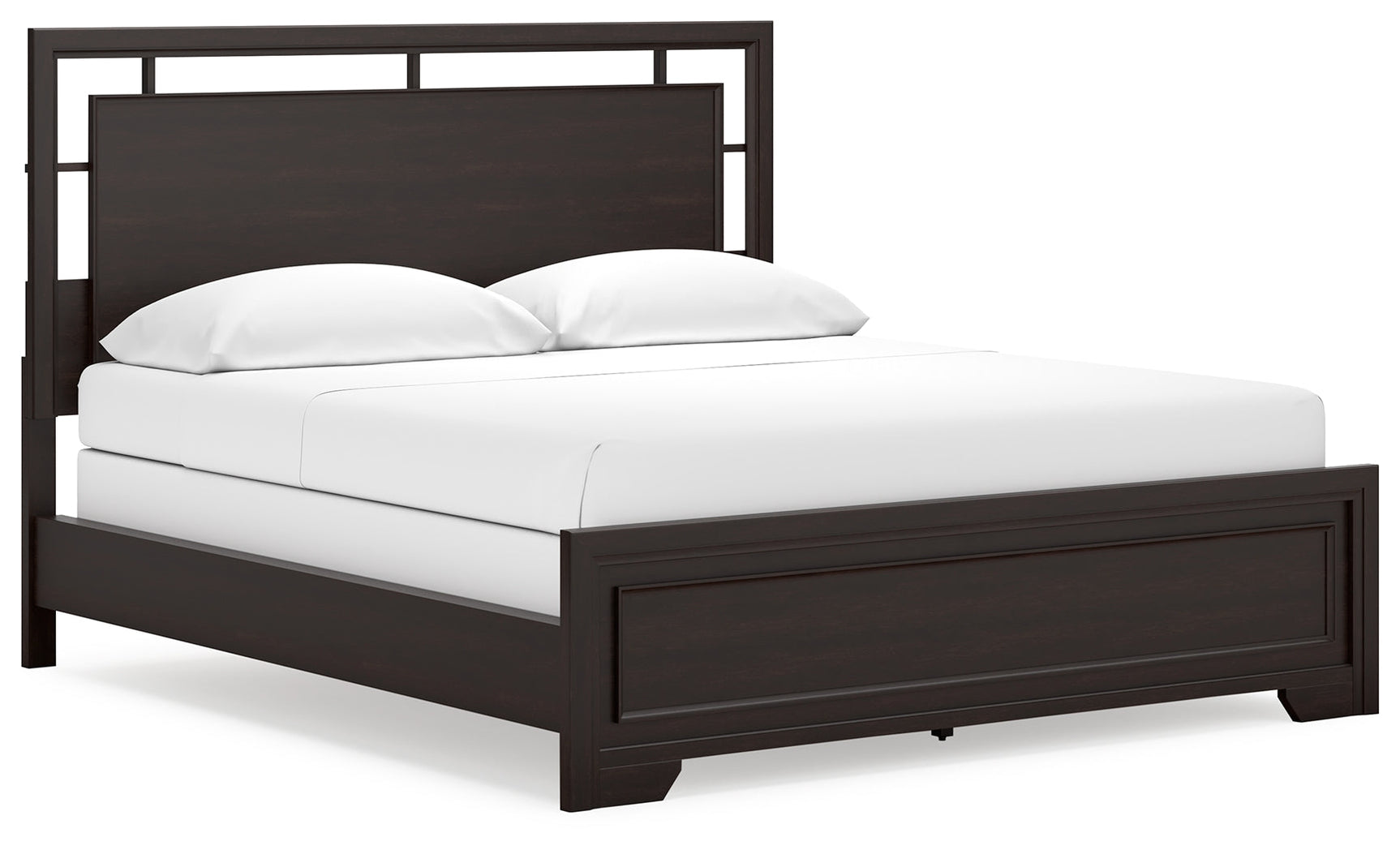 Covetown California King Panel Bedroom Set with Dresser and Mirror - Ornate Home