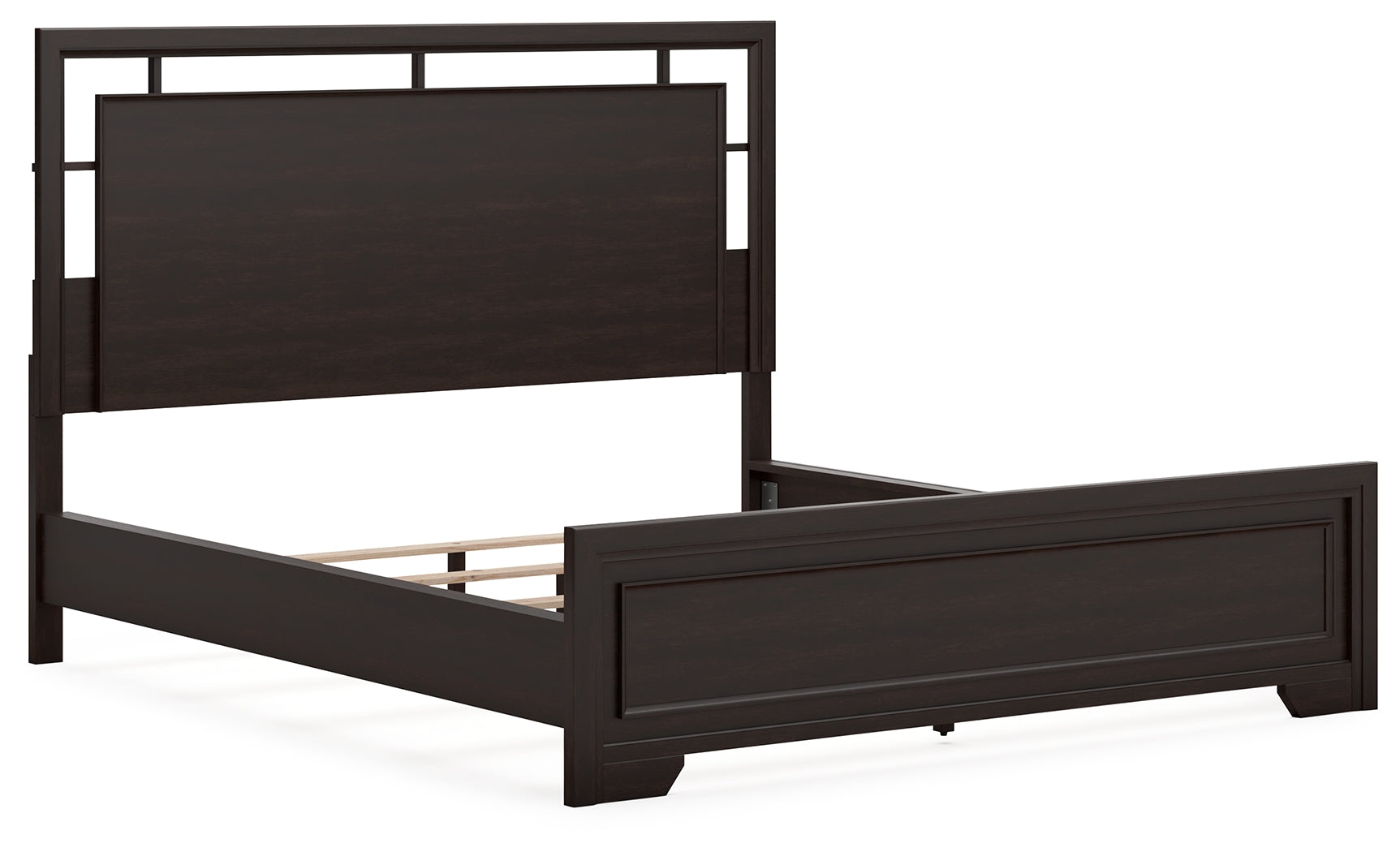 Covetown California King Panel Bedroom Set with Dresser and Mirror - Ornate Home