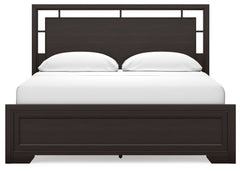 Covetown California King Panel Bedroom Set with Dresser and Mirror - Ornate Home