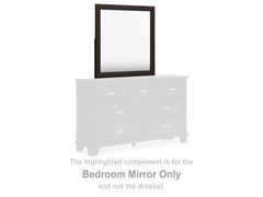 Covetown Dark Brown Bedroom Mirror   B441-36 - Ornate Home
