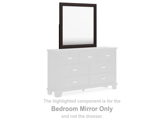 Covetown Dark Brown Bedroom Mirror   B441-36 - Ornate Home