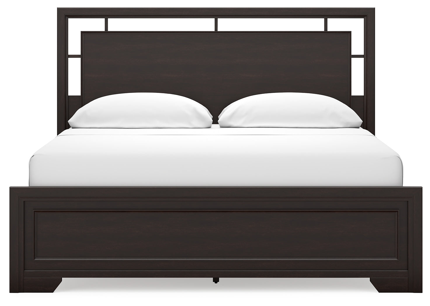 Covetown Dark Brown California King Panel Bed (Online Special Price) - Ornate Home