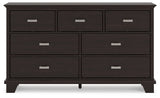 Covetown Dark Brown Dresser (Online Special Price) - Ornate Home