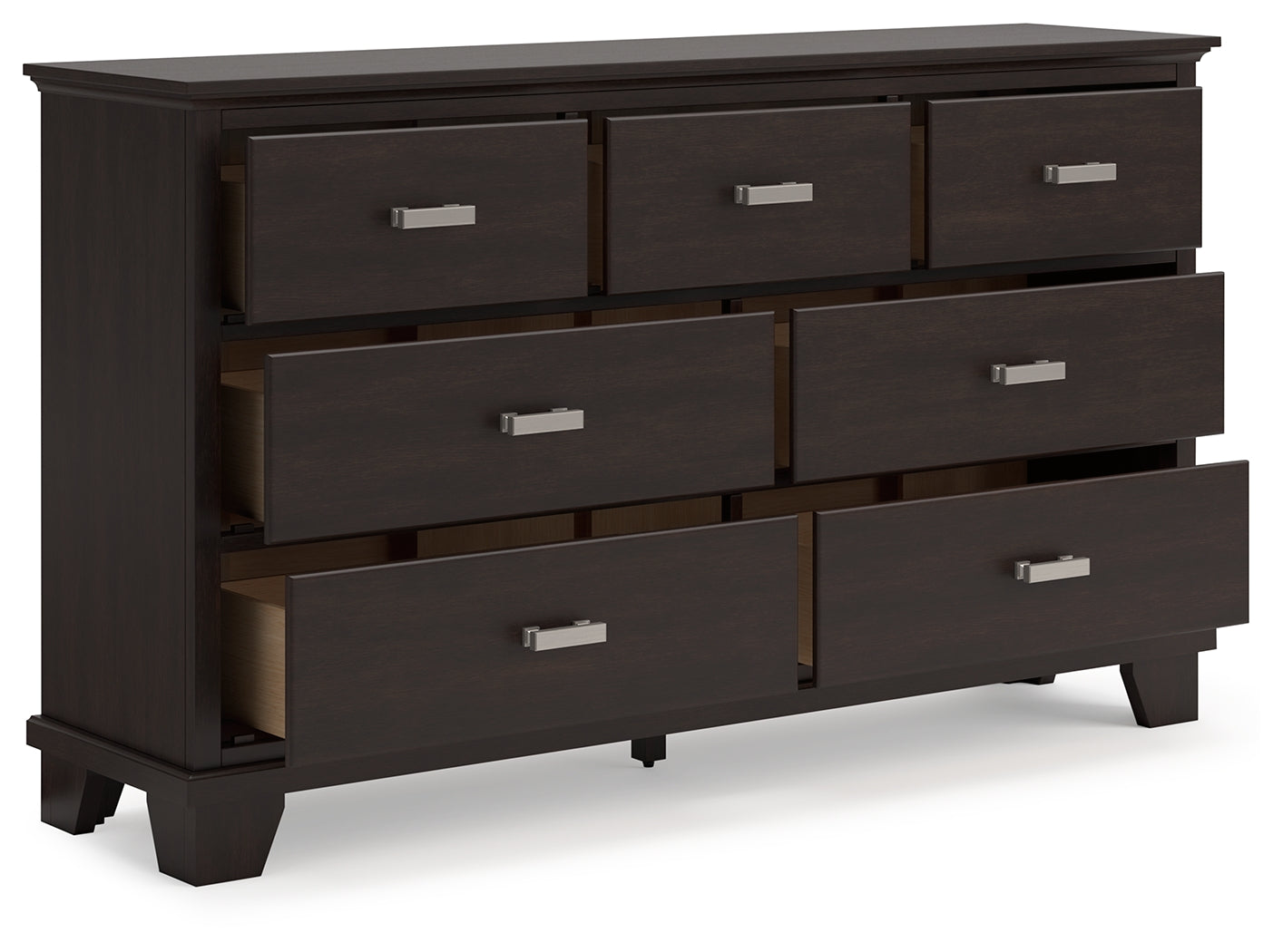 Covetown Dark Brown Dresser - Ornate Home