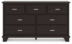 Covetown Dark Brown Dresser - Ornate Home
